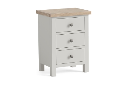 Modern Country Painted Oak Stone Grey Bedside Table Modern Country Painted Oak Stone Grey Bedside Table