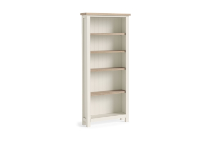 Modern Country Painted Oak Coconut White Large Bookcase Modern Country Painted Oak Coconut White Large Bookcase