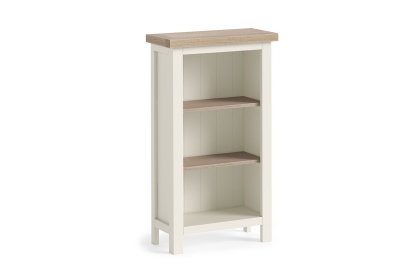 Modern Country Painted Oak Coconut White Mini Bookcase Modern Country Painted Oak Coconut White Mini Bookcase