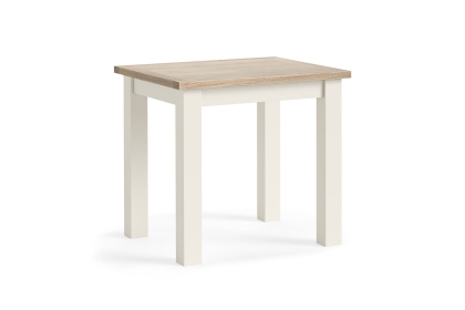 Modern Country Painted Oak Coconut White Bistro Dining Table Modern Country Painted Oak Coconut White Bistro Dining Table