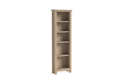 Modern Country Oak Slim Bookcase Modern Country Oak Slim Bookcase