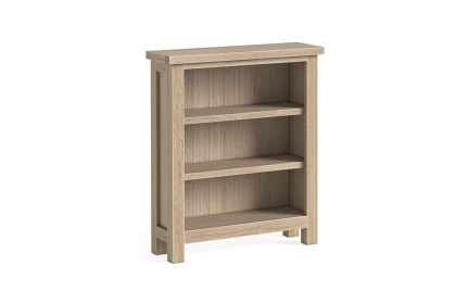 Modern Country Oak Low Bookcase Modern Country Oak Low Bookcase