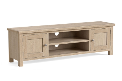 Modern Country Oak 160cm Extra Large TV Unit Modern Country Oak 160cm Extra Large TV Unit