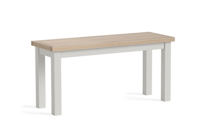 Modern Country Painted Oak Stone Grey Dining Bench Modern Country Painted Oak Stone Grey Dining Bench