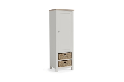 Modern Country Painted Oak Stone Grey Larder Unit Modern Country Painted Oak Stone Grey Larder Unit