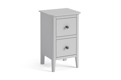 Stowe Painted Grey Narrow Bedside Table Stowe Painted Grey Narrow Bedside Table