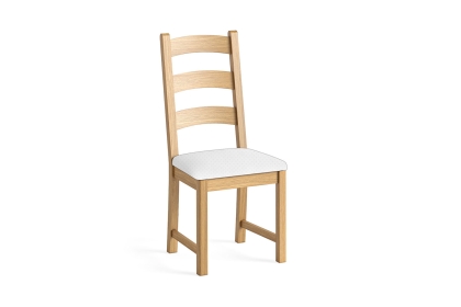 Normandy Chunky Country Oak Ladder Dining Chair Normandy Chunky Country Oak Ladder Dining Chair