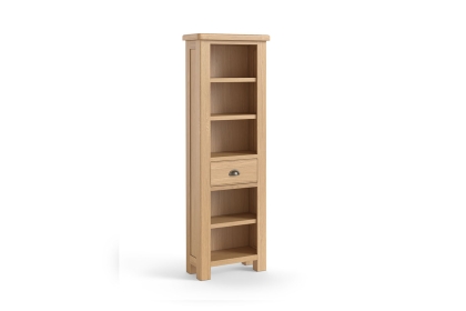 Normandy Chunky Country Oak Slim Bookcase Normandy Chunky Country Oak Slim Bookcase
