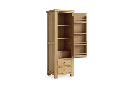 Normandy Chunky Country Oak Single Larder Unit Normandy Chunky Country Oak Single Larder Unit