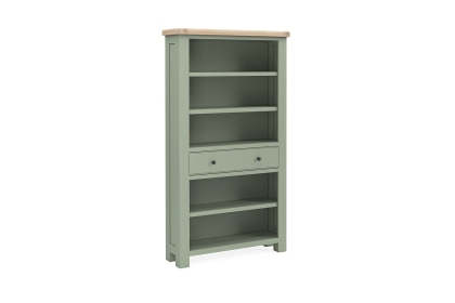 Salcombe Painted Oak Sage Green Large Bookcase Salcombe Painted Oak Sage Green Large Bookcase