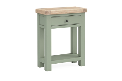 Salcombe Painted Oak Sage Green Telephone Table Salcombe Painted Oak Sage Green Telephone Table
