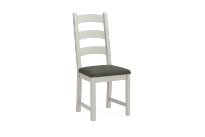 Salcombe Painted Oak Stone Grey Ladder Dining Chair Salcombe Painted Oak Stone Grey Ladder Dining Chair