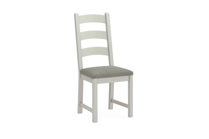 Salcombe Painted Oak Stone Grey Ladder Dining Chair Salcombe Painted Oak Stone Grey Ladder Dining Chair