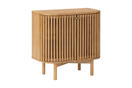 Soho Natural Oak Slatted Cupboard Soho Natural Oak Slatted Cupboard