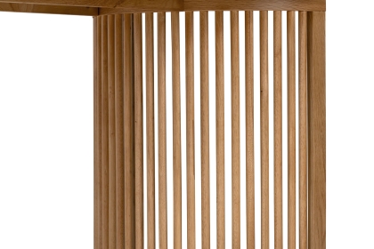 Soho Natural Oak Slatted Open Side Table Soho Natural Oak Slatted Open Side Table