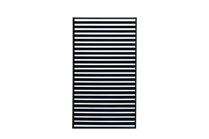 Gallery Direct Messina Black Pergola Louvre Screen 218x123cm Gallery Direct Messina Black Pergola Louvre Screen 218x123cm