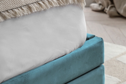 Gallery Direct Halstead Storage Bed Frame in Atlantic Blue Gallery Direct Halstead Storage Bed Frame in Atlantic Blue