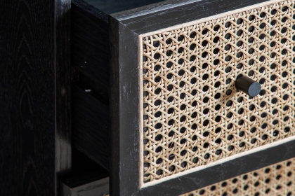 Gallery Direct Skylar Rattan 3 Drawer Chest of Drawers Gallery Direct Skylar Rattan 3 Drawer Chest of Drawers