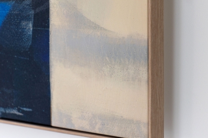 Gallery Direct Cobalt Abstract Framed Canvas 900x1200mm Gallery Direct Cobalt Abstract Framed Canvas 900x1200mm