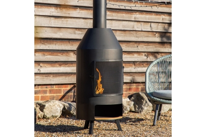 Gallery Direct Firenze Outdoor Chiminea with Pizza Shelf Gallery Direct Firenze Outdoor Chiminea with Pizza Shelf