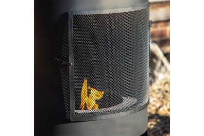 Gallery Direct Firenze Outdoor Chiminea with Pizza Shelf Gallery Direct Firenze Outdoor Chiminea with Pizza Shelf