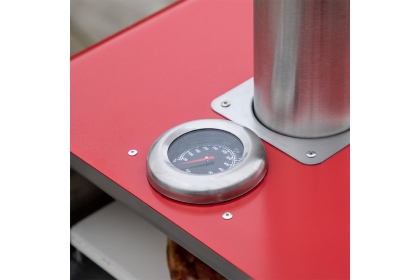 Gallery Direct Sassari Outdoor Pellet Pizza Oven Red Gallery Direct Sassari Outdoor Pellet Pizza Oven Red