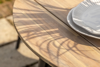 Gallery Direct Ponza Acacia Round Dining Table Gallery Direct Ponza Acacia Round Dining Table