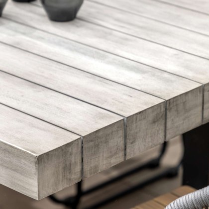 Gallery Direct Taranto Weathered 8 Seater Dining Table Gallery Direct Taranto Weathered 8 Seater Dining Table