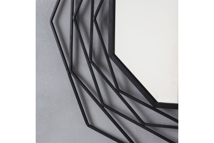 Gallery Direct Estella Mirror Black 910x910mm Gallery Direct Estella Mirror Black 910x910mm