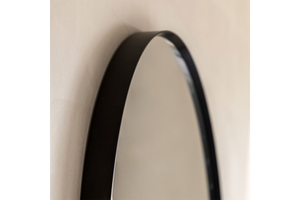Gallery Direct Holworth Pebble Mirror Black 700x900mm Gallery Direct Holworth Pebble Mirror Black 700x900mm