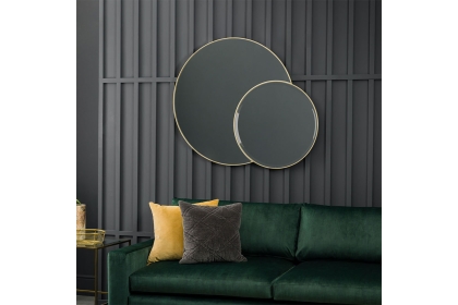 Gallery Direct Ostia Mirror Champagne 1112x15x900mm Gallery Direct Ostia Mirror Champagne 1112x15x900mm