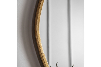 Gallery Direct Chattenden Mirror Gold 700x25x900mm Gallery Direct Chattenden Mirror Gold 700x25x900mm