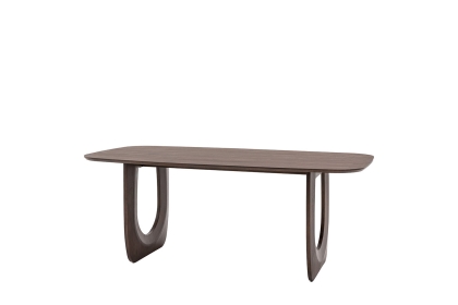 Gallery Direct Arc Walnut Mango Wood 200cm Dining Table Gallery Direct Arc Walnut Mango Wood 200cm Dining Table