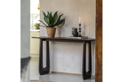 Gallery Direct Arc Walnut Mango Wood Arc Console Table Gallery Direct Arc Walnut Mango Wood Arc Console Table