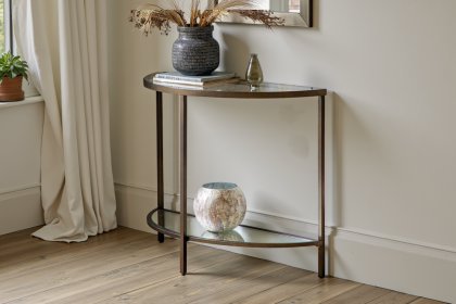 Gallery Direct Hudson Bronze Console Table Gallery Direct Hudson Bronze Console Table