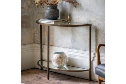 Gallery Direct Hudson Bronze Console Table Gallery Direct Hudson Bronze Console Table