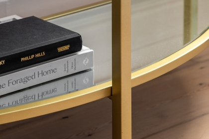 Gallery Direct Hudson Champagne Console Table Gallery Direct Hudson Champagne Console Table