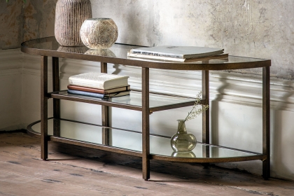 Gallery Direct Hudson Bronze Media TV Unit Gallery Direct Hudson Bronze Media TV Unit
