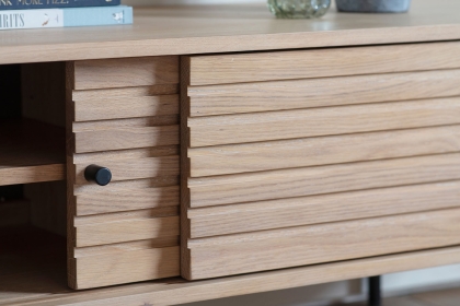 Gallery Direct Okayama Oak Media TV Unit Gallery Direct Okayama Oak Media TV Unit