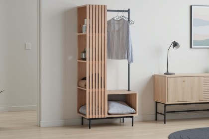 Gallery Direct Okayama Oak Open Wardrobe Gallery Direct Okayama Oak Open Wardrobe