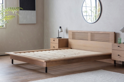 Gallery Direct Okayama Oak Bed Frame Gallery Direct Okayama Oak Bed Frame