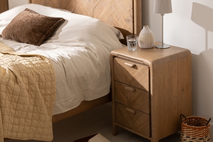 Atauro Reclaimed Wood Small Bedside Table Atauro Reclaimed Wood Small Bedside Table