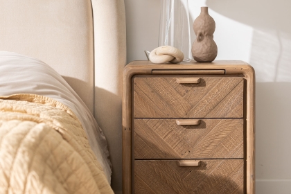 Atauro Reclaimed Wood Large Bedside Table Atauro Reclaimed Wood Large Bedside Table