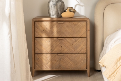 Atauro Reclaimed Wood 3 Drawer Chest of Drawers Atauro Reclaimed Wood 3 Drawer Chest of Drawers