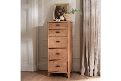 Jude Reclaimed Wood 5 Drawer Tall Chest Of Drawers Jude Reclaimed Wood 5 Drawer Tall Chest Of Drawers