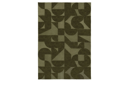 Gallery Direct Cortland Block Rug Olive Gallery Direct Cortland Block Rug Olive