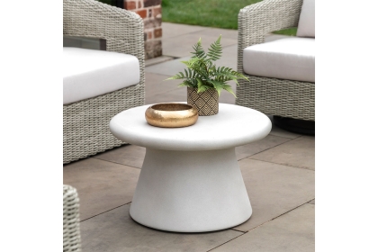 Gallery Direct Pavia Outdoor Concrete Coffee Table Gallery Direct Pavia Outdoor Concrete Coffee Table