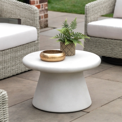 Gallery Direct Pavia Outdoor Concrete Coffee Table Gallery Direct Pavia Outdoor Concrete Coffee Table