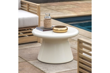 Gallery Direct Pavia Outdoor Cream Concrete Coffee Table Gallery Direct Pavia Outdoor Cream Concrete Coffee Table