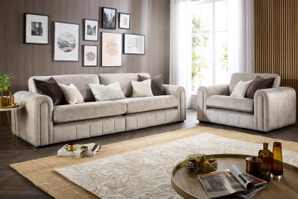 Glamour Plush Grand 5 Seater Sofa Glamour Plush Grand 5 Seater Sofa